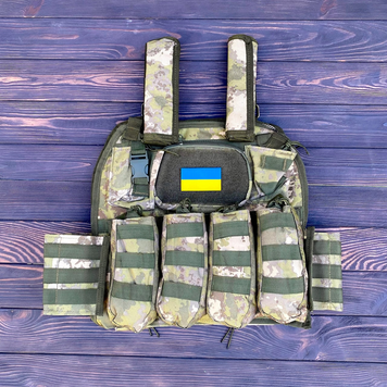 Плитоноска тактична хаки M0001 фото
